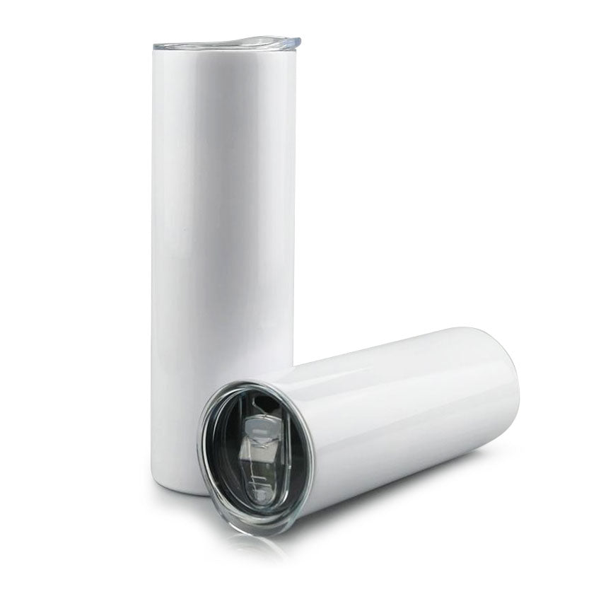 20 oz Straight White Sublimation Tumbler