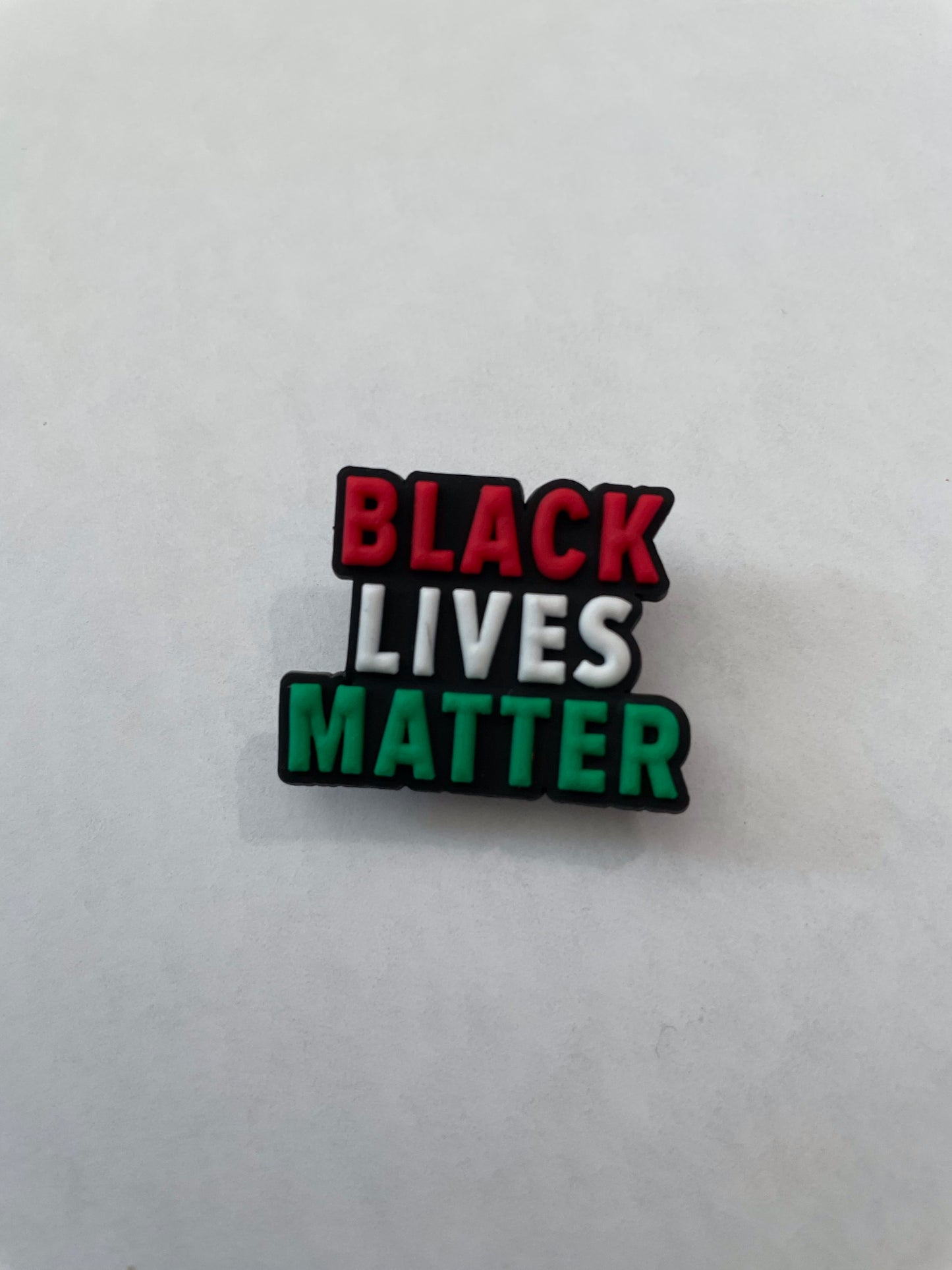 Black Lives Matter Shoe Charm