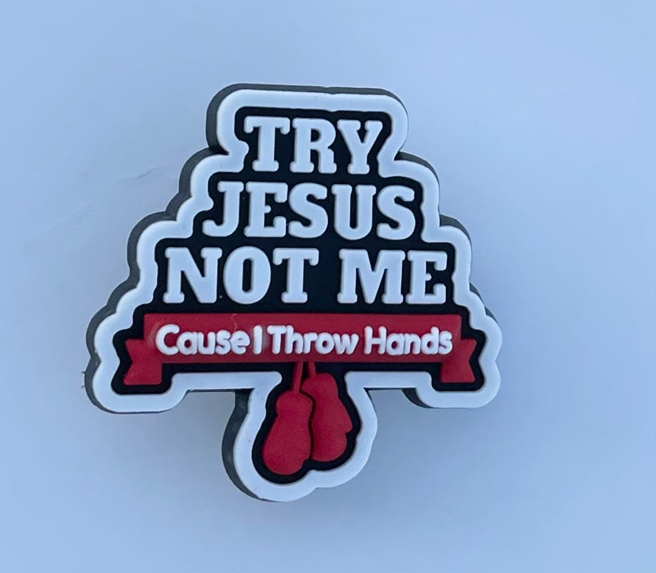 Try Jesus Shoe Charm