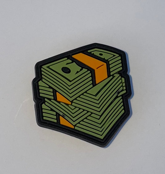 Money Stack Shoe Charm