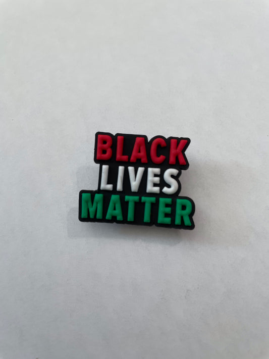 Black Lives Matter Shoe Charm