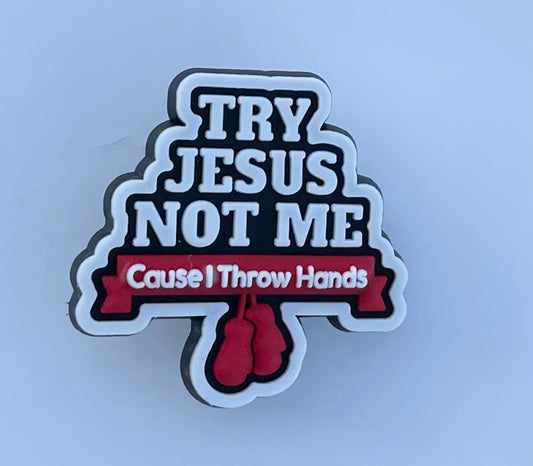 Try Jesus Shoe Charm