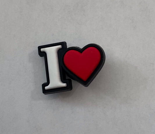 I Heart Shoe Charm
